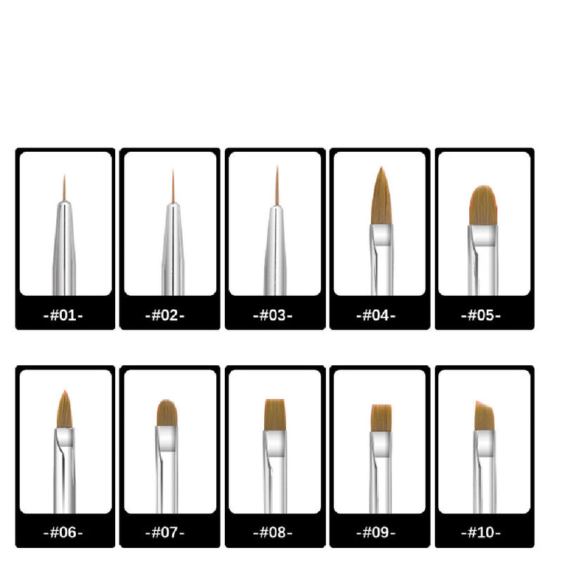 New Nail Beauty Tools Brush Sets