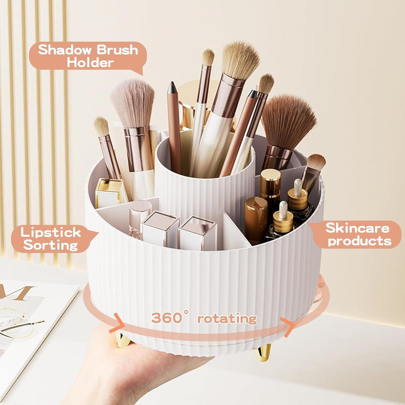 360 Rotating Makeup Brush Holder