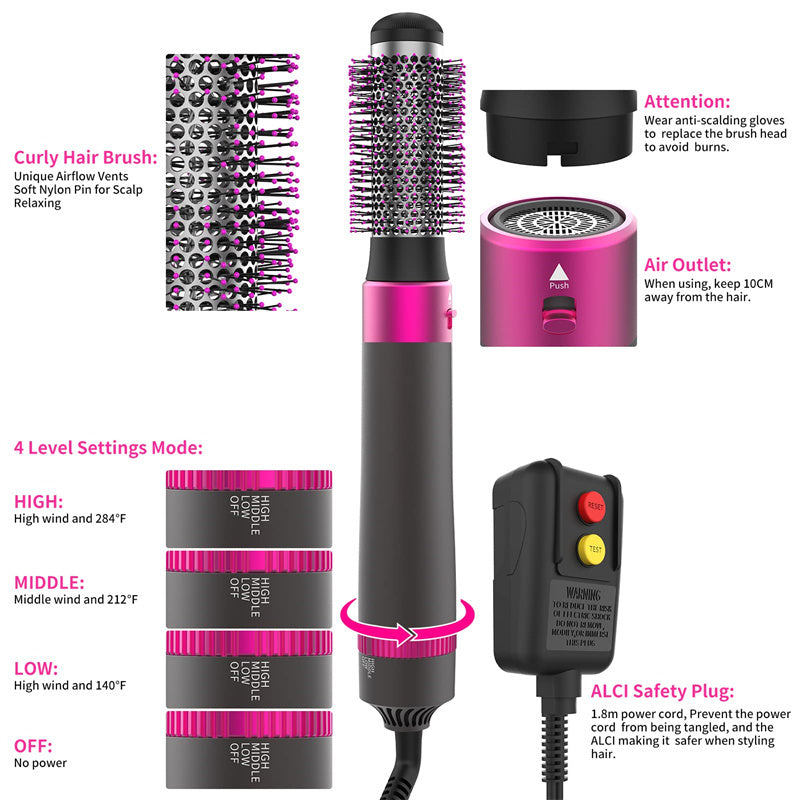 Professional 5 In 1 Hair Dryer Brush Dryer